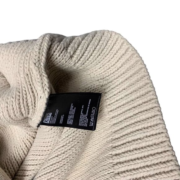 Kith Sebastian Quarter Zip Pullover Sweater Sandy Heather - Picture 5 of 5